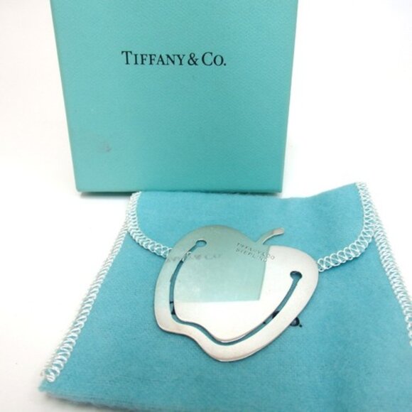 Authentic TIFFANY Apple Bookmark Silver925 [Used] - Picture 1 of 7